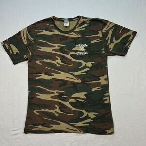 Rommels Minions T Shirt Size M Mens Green Camo Graphic Skull Tee
